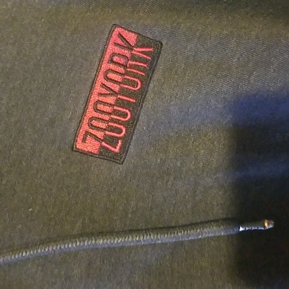 Zooyork hoodie black lg - Picture 2 of 5